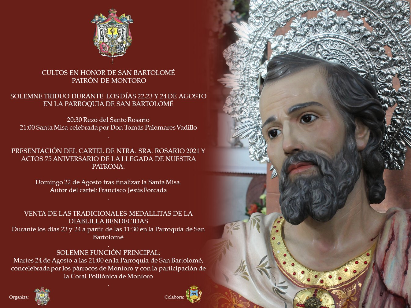 Fiestas patronales en honor de San Bartolomé  